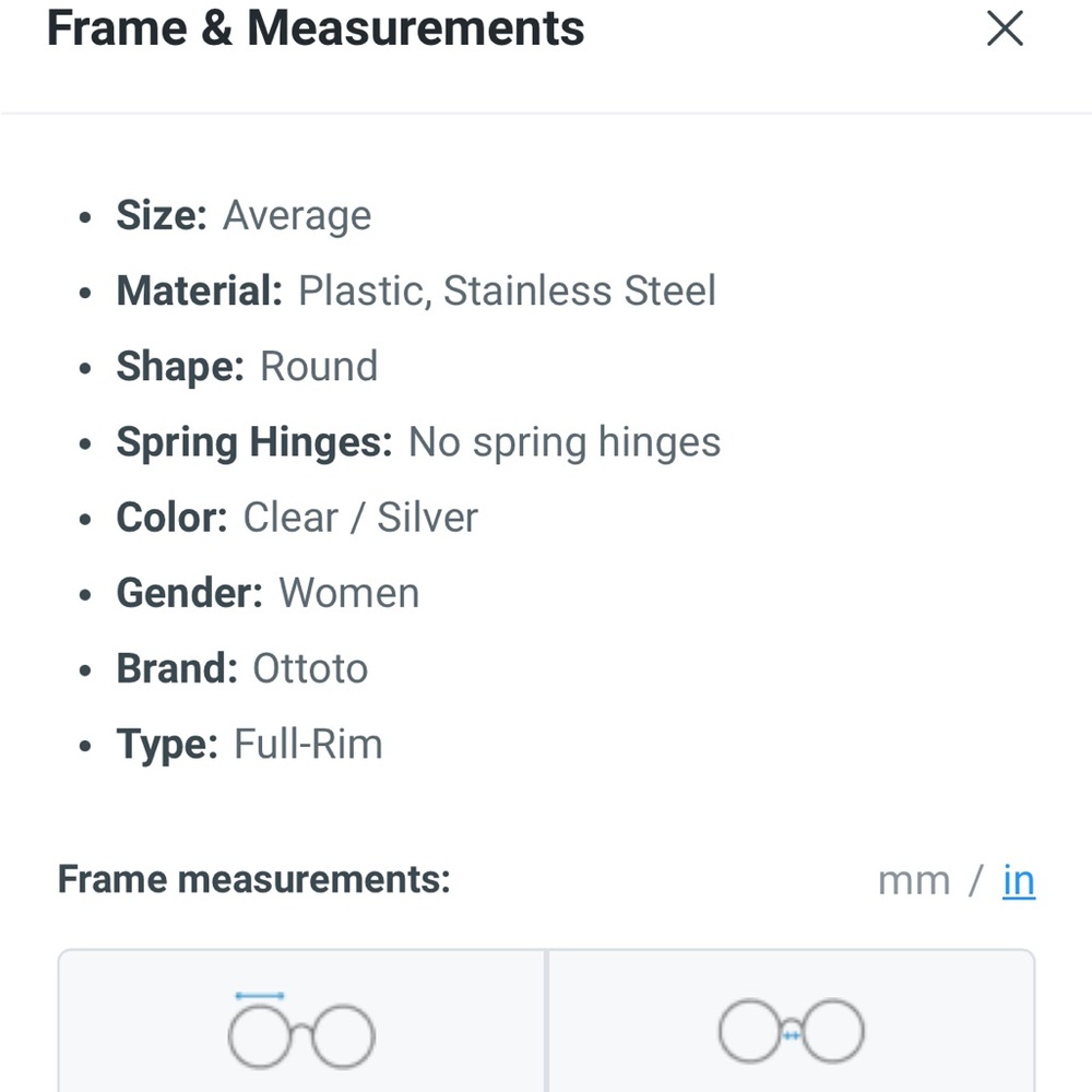 OTTO Transparent Frame Glasses - Picture 9 of 9